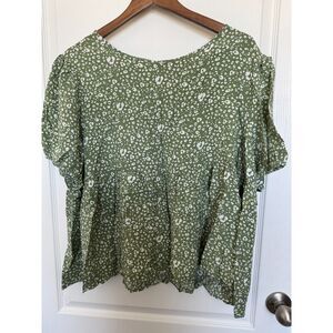 Womans Leopard Blouse plus size